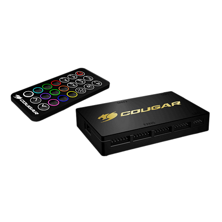 PC Case Fan Cougar Vortex RGB SPB 120 Cooling kit, 3x120x120x25mm, 600-1500 RPM, 26 dBA, RGB HUB, RC