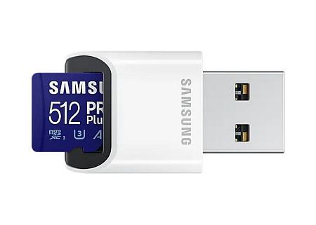 Карта памяти Samsung PRO Plus MicroSD, 512Гб (MB-MD512KA/APC)