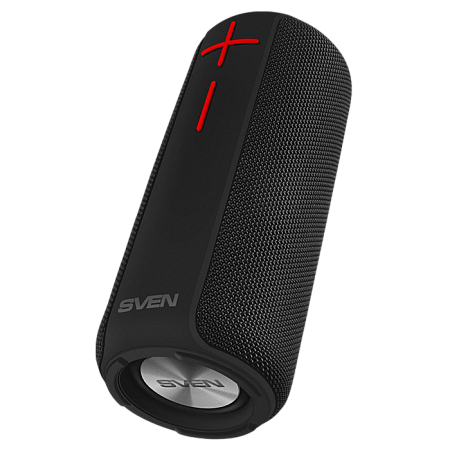 Speakers SVEN "PS-215" 12W, Waterproof (IPx6), TWS, Bluetooth, FM, USB, microSD, 2400mA*h, Black
