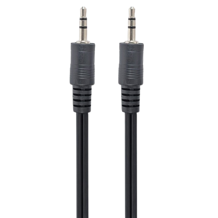 Аудиокабель Cablexpert CCA-404-5M, 3.5mm 3-pin (M) - 3.5mm 3-pin (M), 5м, Чёрный