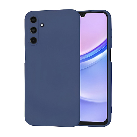 WOO Case Liquid Silicone Samsung A16 4G, Blue WOO Case Liquid Silicone Samsung A16 4G, Blue