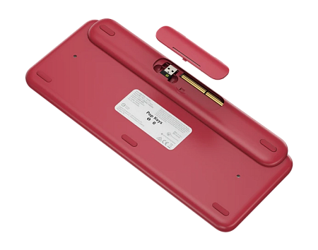 Wireless Keyboard Logitech POP Keys, Mechanical, Compact design, F-keys, Emoji Keys, 2xAAA, 2.4Ghz+B