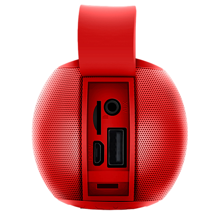 Speakers SVEN "PS- 75" Red, Bluetooth, FM, USB, microSD, 6w, Li-ion 1200mAh, Mic, DC 5 V