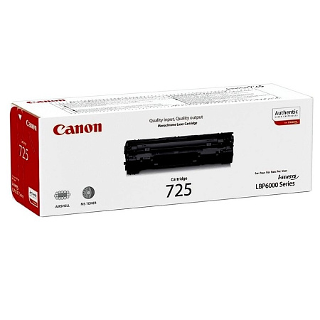 Laser Cartridge Canon 725, black Laser Cartridge Canon 725, black