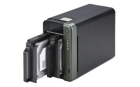 Сетевое хранилище Qnap TS-253D, Чёрный