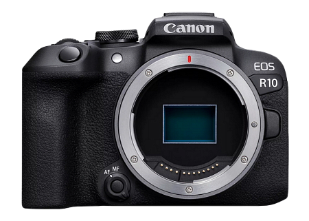 Беззеркальный фотоаппарат Canon EOS R10 + RF-S 18-45 IS STM & Adapter, Чёрный