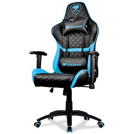 Gaming Chair Cougar ARMOR ONE Black/Sky Blue, User max load up to 120kg / height 145-180cm