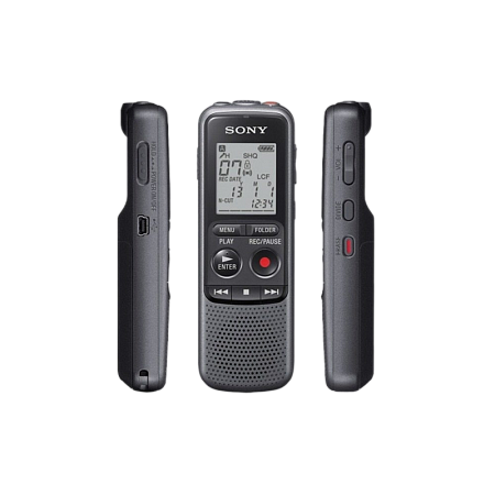 Цифровой диктофон SONY ICD-PX240, 4GB Simple PC Link, MP3, 2 AAA