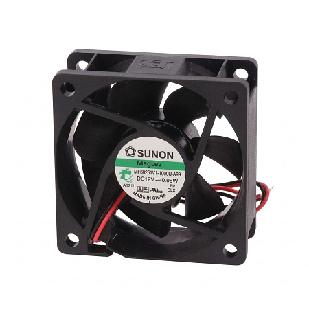 SUNON PC FAN MF60251V1-1000U-A99, 12V, 0.96W, 60x60x25mm, 4500 rpm