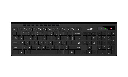 Wireless Keyboard Genius SlimStar 7230, Multimedia, 12 Fn Keys, Chocolate keys, Battery indicator, 1 Wireless Keyboard Genius SlimStar 7230, Multimedia, 12 Fn Keys, Chocolate keys, Battery indicator, 1