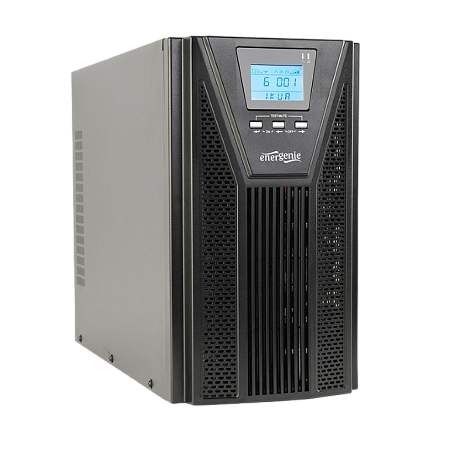 UPS Gembird EG-UPSO-3000,3000VA/2700W,Tower,Online,Sinewave,LCD,AVR,USB,RS845,SNMP,3xIEC,2xSchuko