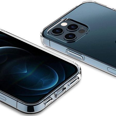 Helmet Case TPU Soft iPhone 12 Pro Max, Clear