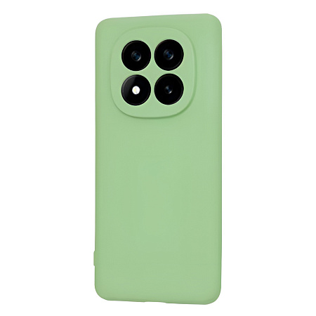 WOO Case Liquid Silicone Xiaomi Redmi Note 14 Pro 5G, Green WOO Case Liquid Silicone Xiaomi Redmi Note 14 Pro 5G, Green