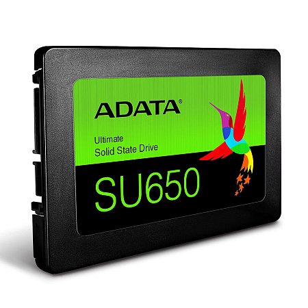 2.5" SATA SSD   256GB  ADATA Ultimate SU650 [R/W:520/450MB/s, 40K/75K IOPS, MK/SMI, 3D-NAND TLC]