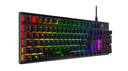 Gaming Keyboard HyperX Alloy Origins, Mechanical, Linear SW, Aluminum, Onboard Memory, Game Mode, RG