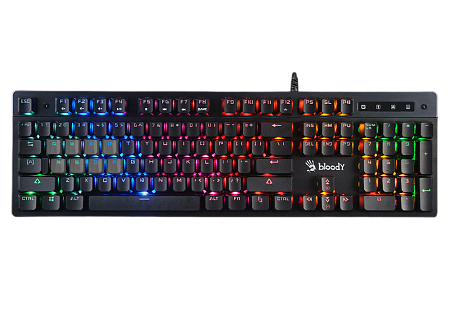 Gaming Keyboard Bloody B500N, Mecha-Like, Tackile SW, Game Mode, Macro, Fn keys, Spill-resistant, Ne