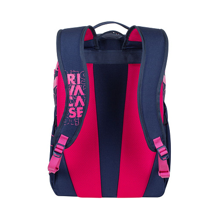 Backpack Rivacase 5430, for Laptop 15,6" & City bags, Dark Blue/Pink