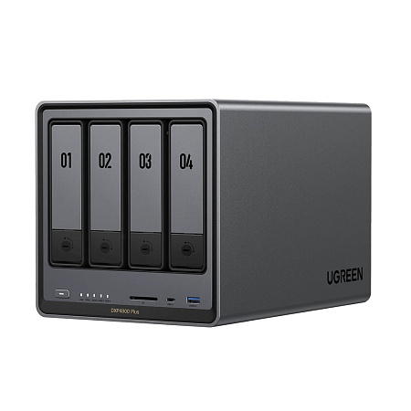 UGREEN Network Attached Storage DXP4800 Plus 4-Bay (Diskless) EU, Black