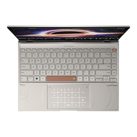 Ноутбук 14" ASUS Zenbook 14X OLED UX5401ZAS, Zero-G Titanium, Intel Core i7-12700H, 16Гб/1024Гб, Windows 11 Home