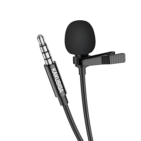 Ksiga Wired Lavalier KSC-762 3.5mm 2M, Black