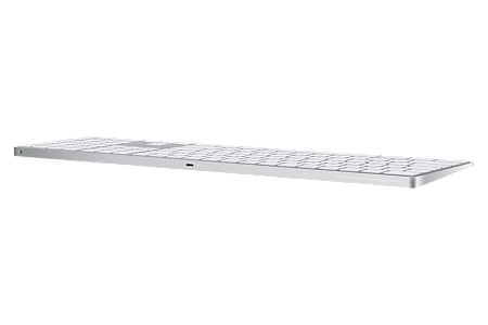 Apple Magic Keyboard with Numeric Keypad - Russian, Lightning, White