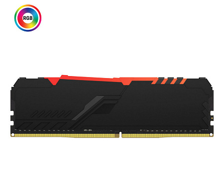 Оперативная память Kingston FURY Beast RGB, DDR4 SDRAM, 3600 МГц, 16Гб, KF436C18BBA/16