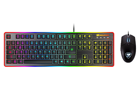 Клавиатура и мышь Cougar Deathfire EX, Проводное, Чёрный