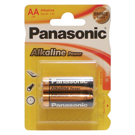 Батарейки Panasonic LR6REB, AA, 2шт.