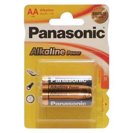 Panasonic "ALKALINE Power" AA Blister* 2, Alkaline, LR6REB/2BPR Panasonic "ALKALINE Power" AA Blister* 2, Alkaline, LR6REB/2BPR