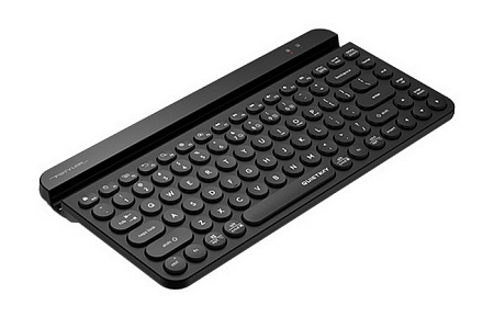 Wireless Keyboard A4Tech FBK30, Compact, Low Profile, Round Keycaps, Quiet Key, Smartphone Cradle, 1