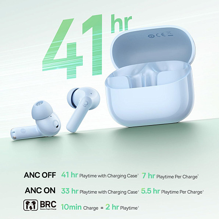 Baseus In-Ear True Wireless Earbuds Bass BP1 NC, Blue