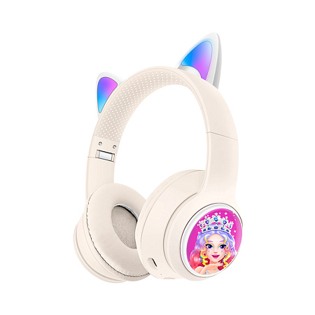Musen Wireless Kids Headphones on ear AKZ-Z66 (Princess), Beige Musen Wireless Kids Headphones on ear AKZ-Z66 (Princess), Beige