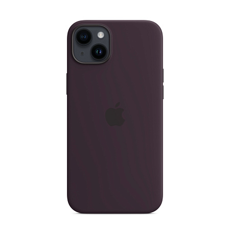 Case Original Silicone with MagSafe for iPhone 15 Plus/14 Plus, Elderberry