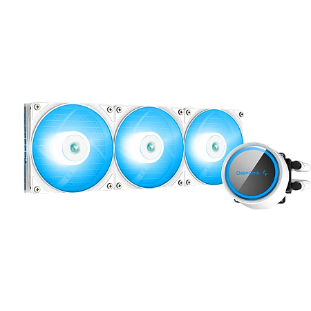 AIO Liquid Cooling Deepcool "GAMMAXX L360 ARGB White" (<30dBA, 69.34CFM, 3x120mm, ARGB LED, 1696g.)