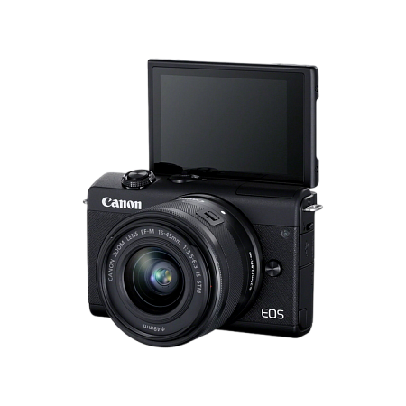 Беззеркальный фотоаппарат Canon EOS M200 Streaming Kit, Чёрный