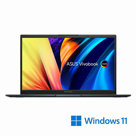 Ноутбук 15,6" ASUS Vivobook Pro 15 OLED M6500QC, Quiet Blue, AMD Ryzen 5 5600H, 16Гб/512Гб, Без ОС