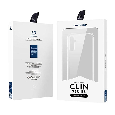 DUX DUCIS Case TPU for Samsung  A34, Clear