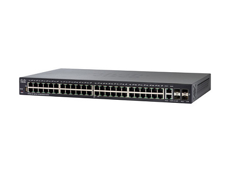 48-port 10/100Mbps Smart Switch Cisco SF250-48, 2xSFP, 2xSFP Combo