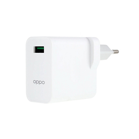 Oppo Wall Charger VOOC Flash 5V/6A 30W, White Oppo Wall Charger VOOC Flash 5V/6A 30W, White
