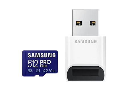 Карта памяти Samsung PRO Plus MicroSD, 512Гб (MB-MD512KA/APC)