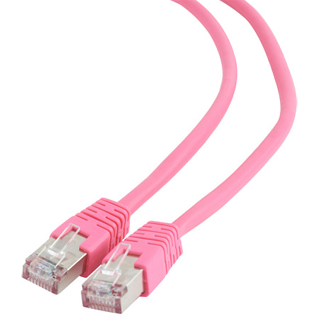 Patch Cord Cat.6/FTP, 1 m, Pink, PP6-1M/RO, Cablexpert Patch Cord Cat.6/FTP, 1 m, Pink, PP6-1M/RO, Cablexpert