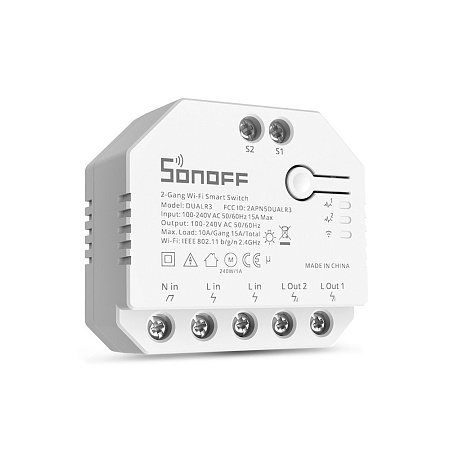 Sonoff Wi-Fi 2-Gang Smart Switch DUALR3 Lite Sonoff Wi-Fi 2-Gang Smart Switch DUALR3 Lite