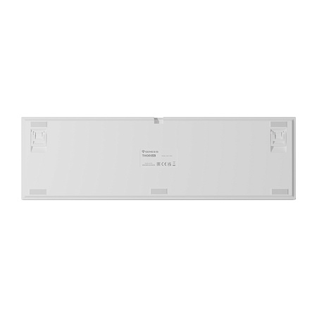 Genesis Mechanical Keyboard Thor 404 US Layout RGB Backlight Mechanical White Oetemu Peach Silent