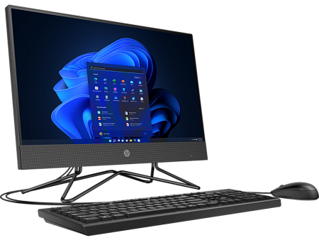 HP AIO 200 G4 Black (21.5" FHD IPS Core i5-10210U 1.6-4.2GHz, 8GB, 256GB, DVD-RW, DOS)