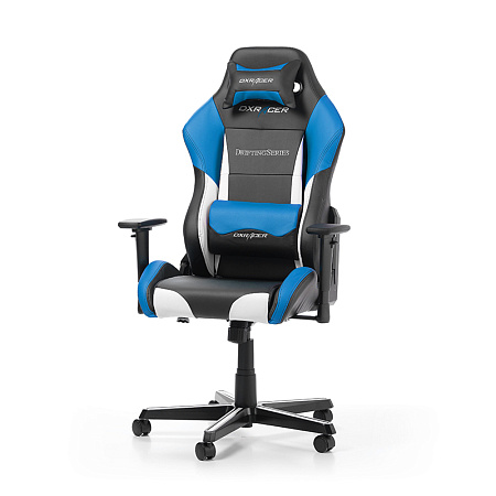 Gaming Chair DXRacer Drifting GC-D61-NWB,Black/White/Blue,User max load up to 150kg/height 145-175cm