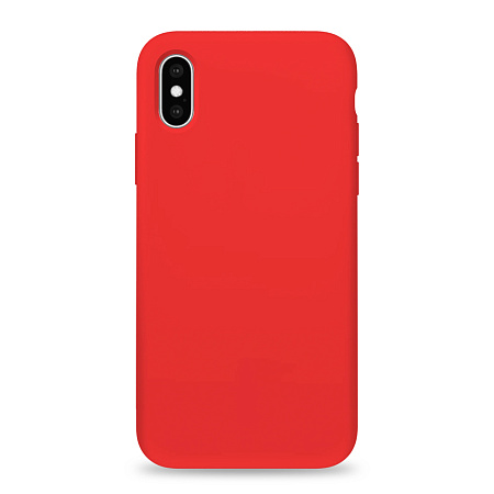 Helmet Case Liquid Silicone iPhone Xs Max, Red Helmet Case Liquid Silicone iPhone Xs Max, Red