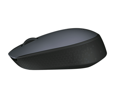 Wireless Mouse Logitech M170, 1000 dpi, 3 buttons, Ambidextrous, 69,3g., 1xAA, 2.4Ghz, Grey/Black
