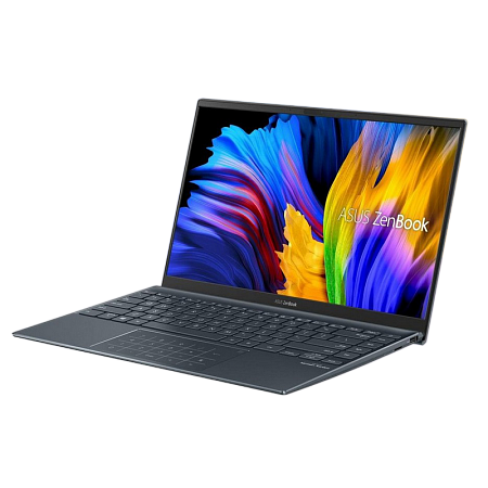 Ноутбук 14" ASUS Zenbook 14 UM425UA, Pine Grey, AMD Ryzen 5 5500U, 16Гб/512Гб, Без ОС