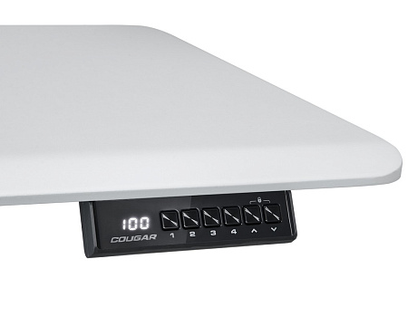 Office Electric Desk Cougar Royal Mossa white, Width 1200mm, Depth 600mm,Heigh 720-1150mm, Weight 80