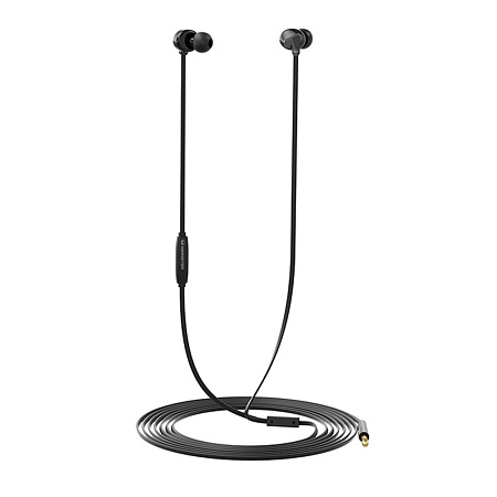 Monster Earphones 3.5mm with Mic Rave V1, Black